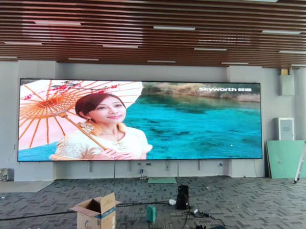 阳江P1.53led小间距屏安装案例